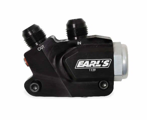 Earls LT Side Mount Oil Cooler Adapter - 1129ERL